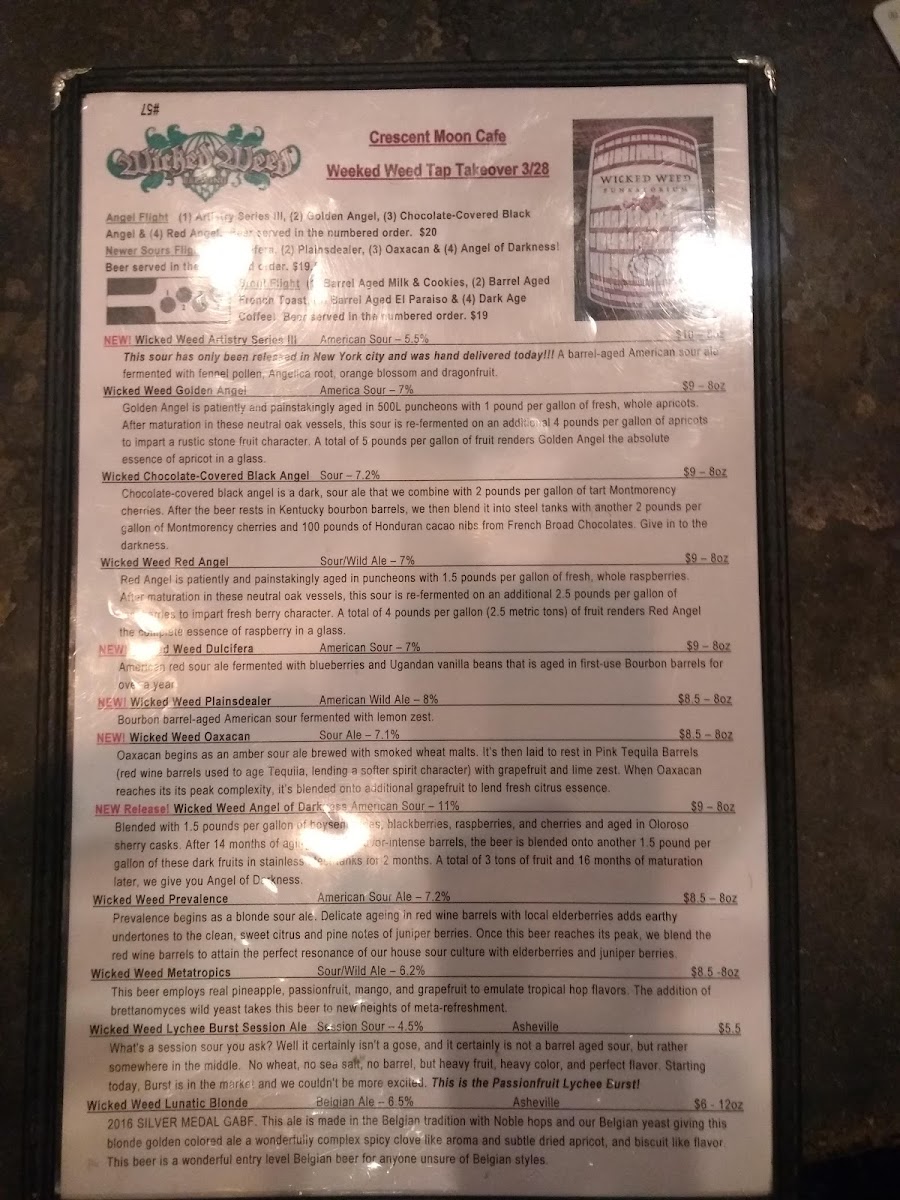 Crescent Moon Cafe Menu - Image 5